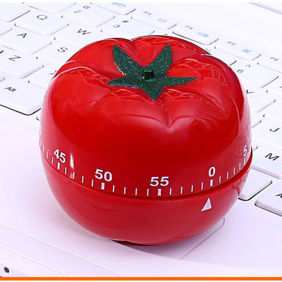 High-End Suits One Piece Tomato Shape Kitchen Mechanical Timer Cooking Countdown Reminder Kitchen Cooking Timing Tool